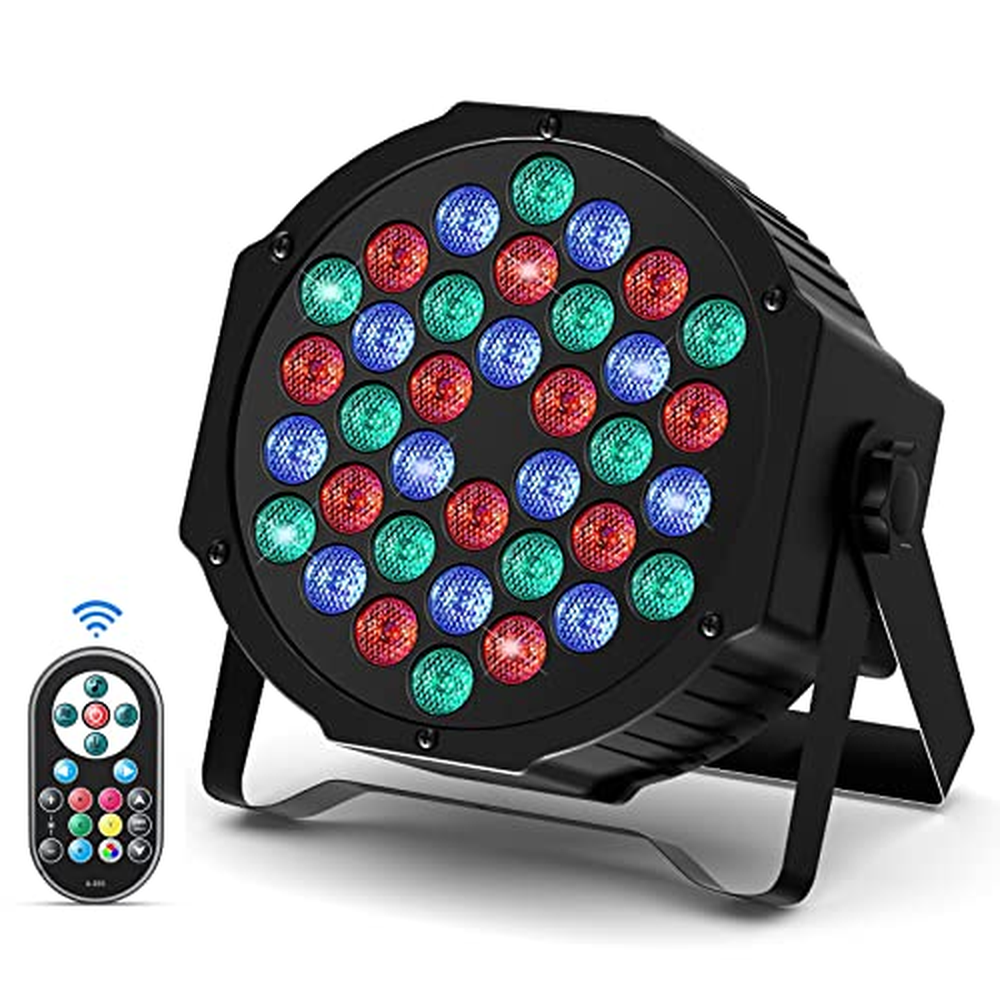 DELIBANG 72W vedl par reflektor reflektor RGB DMX jevištní světlo DJ světlo s dálkovým ovládáním 7 světelný efekt přes master sl